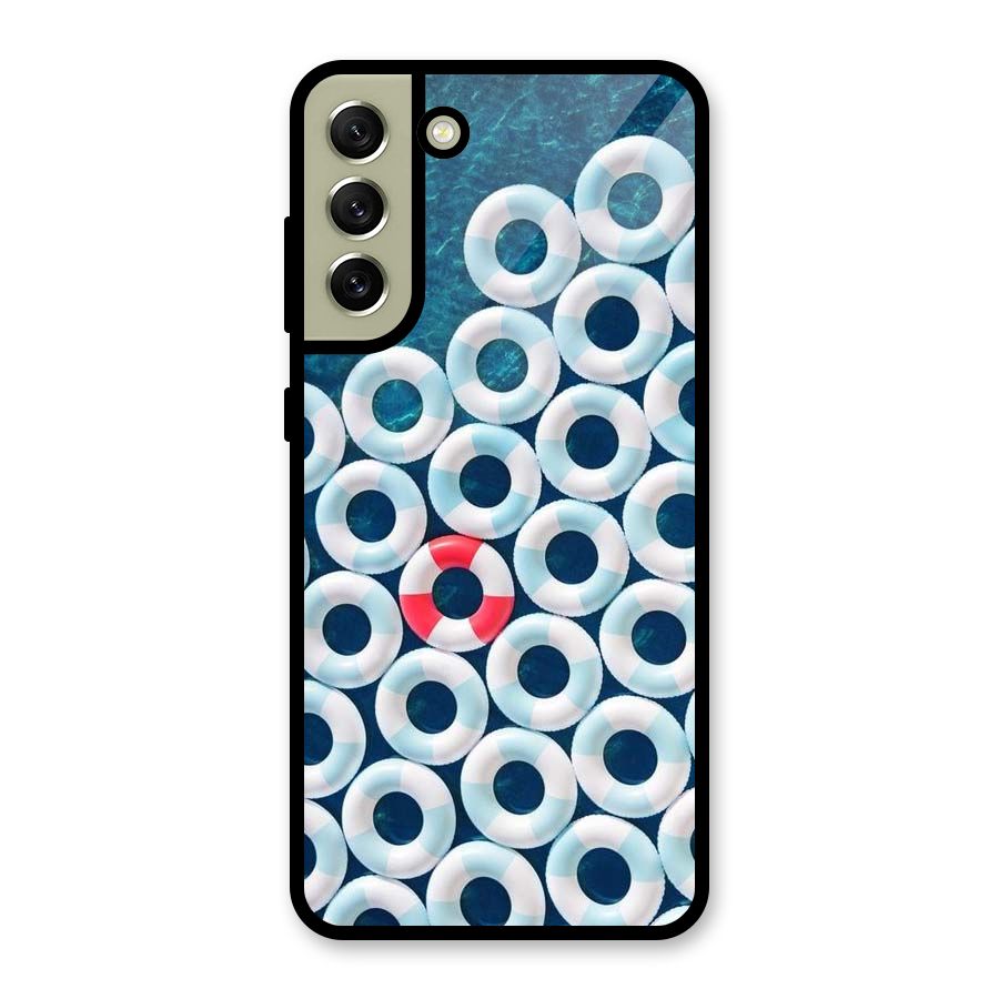 Light Blue Allure Metal Back Case for Galaxy S21 FE 5G (2023)