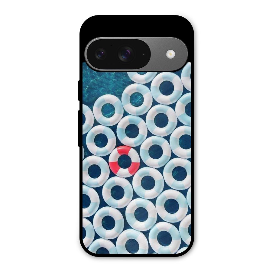 Light Blue Allure Metal Back Case for Google Pixel 9