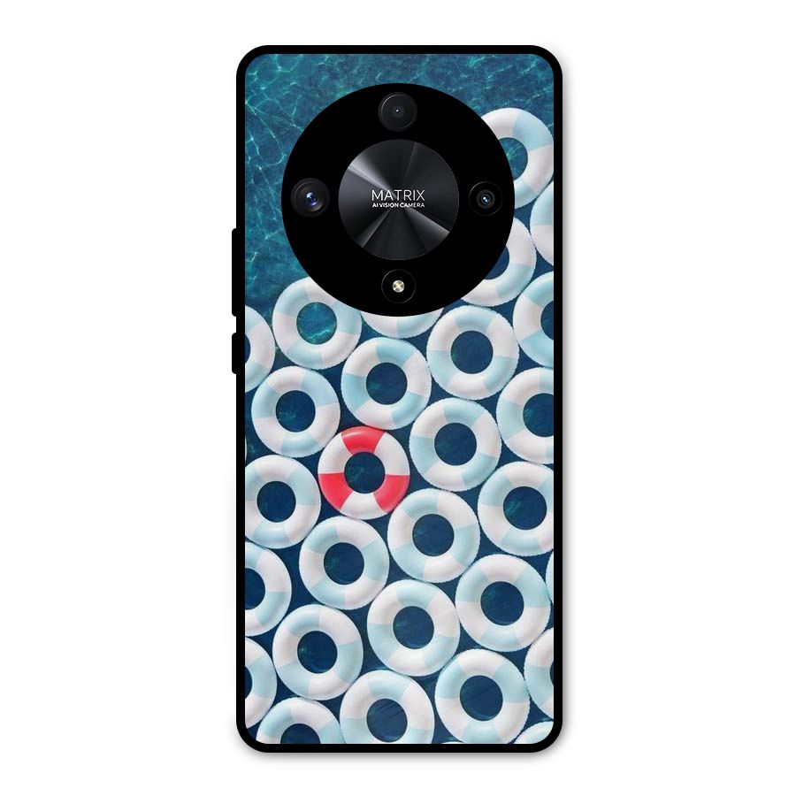 Light Blue Allure Metal Back Case for Honor X9b