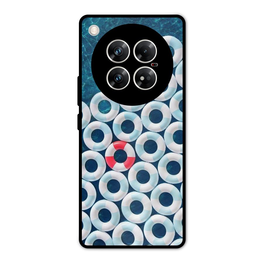 Light Blue Allure Metal Back Case for Infinix Zero 40 5G