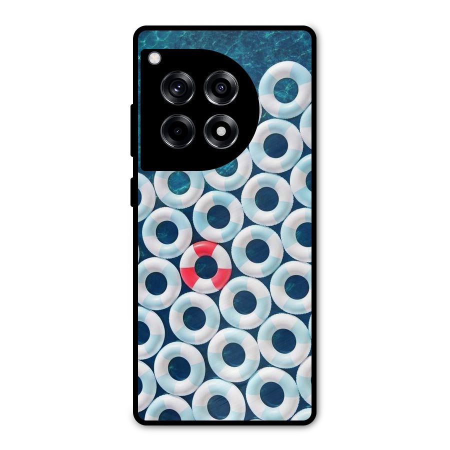 Light Blue Allure Metal Back Case for OnePlus 12R