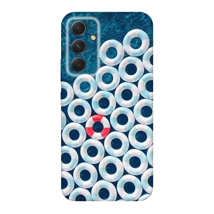 Light Blue Allure Original Polycarbonate Back Case for Galaxy A54