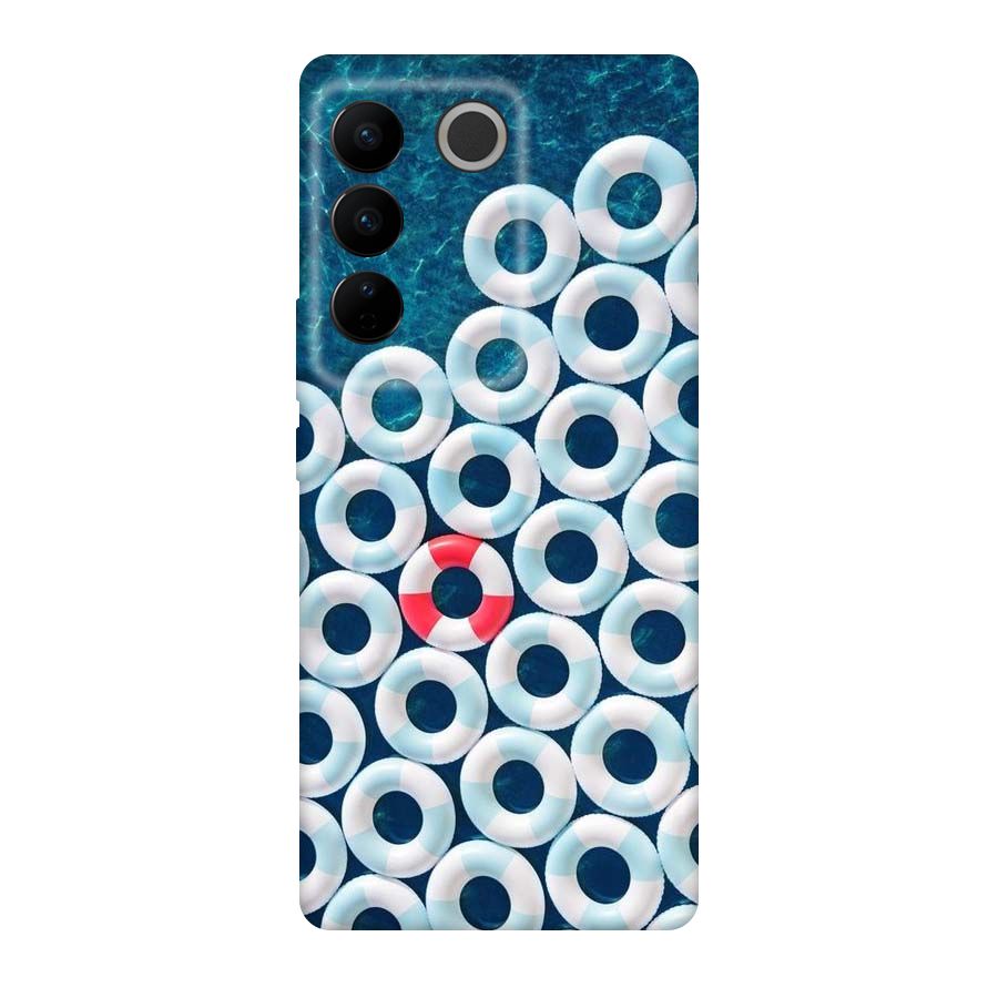 Light Blue Allure Original Polycarbonate Back Case for Vivo V27