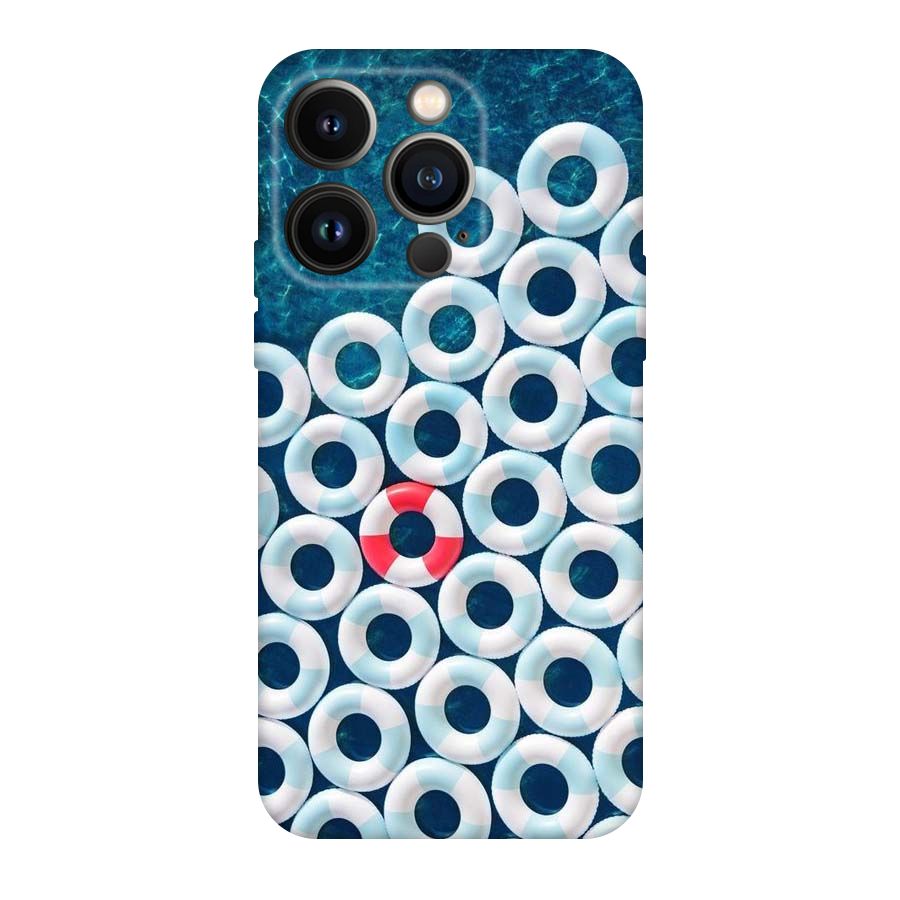 Light Blue Allure Original Polycarbonate Back Case for iPhone 14 Pro