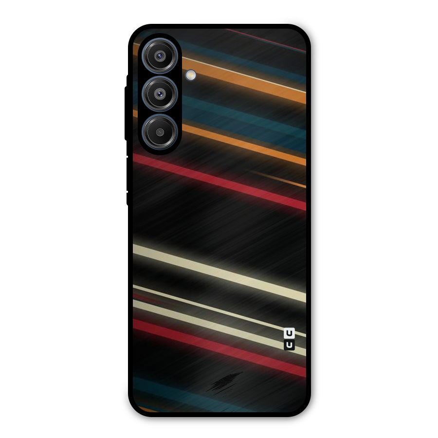 Light Diagonal Stripes Metal Back Case for Galaxy A16 5G