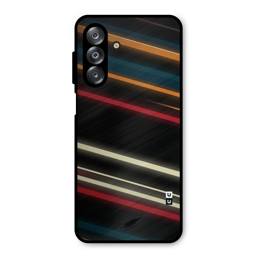 Light Diagonal Stripes Metal Back Case for Galaxy A26