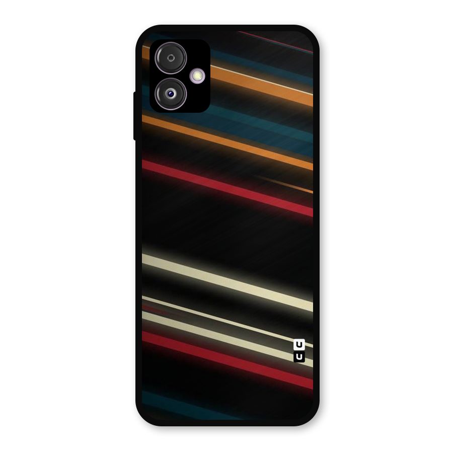 Light Diagonal Stripes Metal Back Case for Galaxy F14