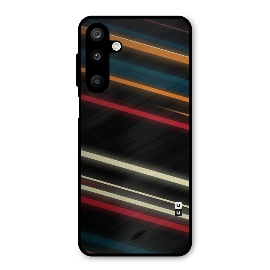 Light Diagonal Stripes Metal Back Case for Galaxy M16