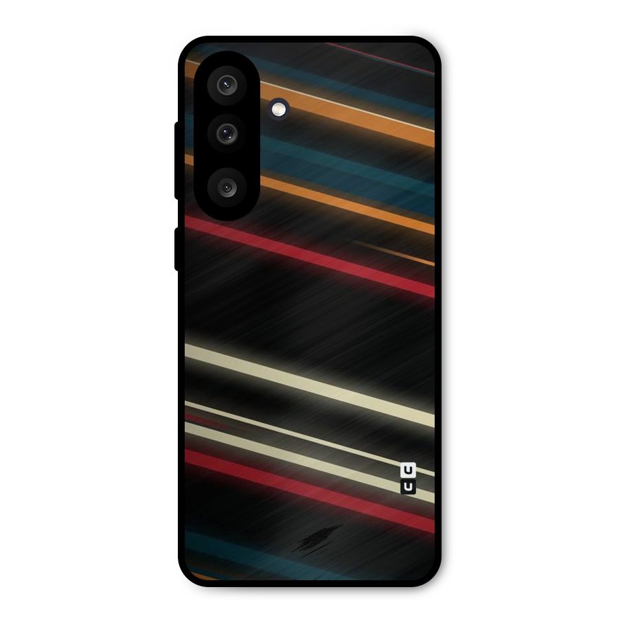 Light Diagonal Stripes Metal Back Case for Galaxy M56