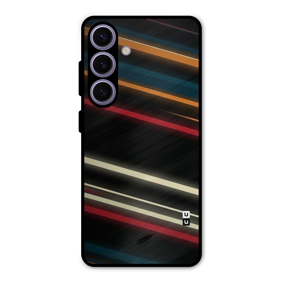 Light Diagonal Stripes Metal Back Case for Galaxy S24