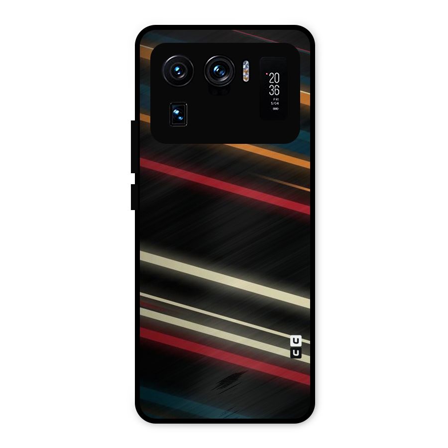 Light Diagonal Stripes Metal Back Case for Mi 11 Ultra
