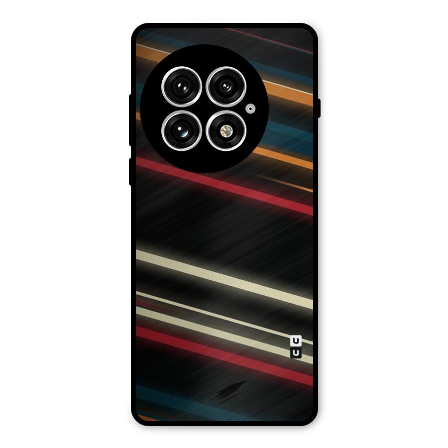 Light Diagonal Stripes Metal Back Case for OnePlus 13
