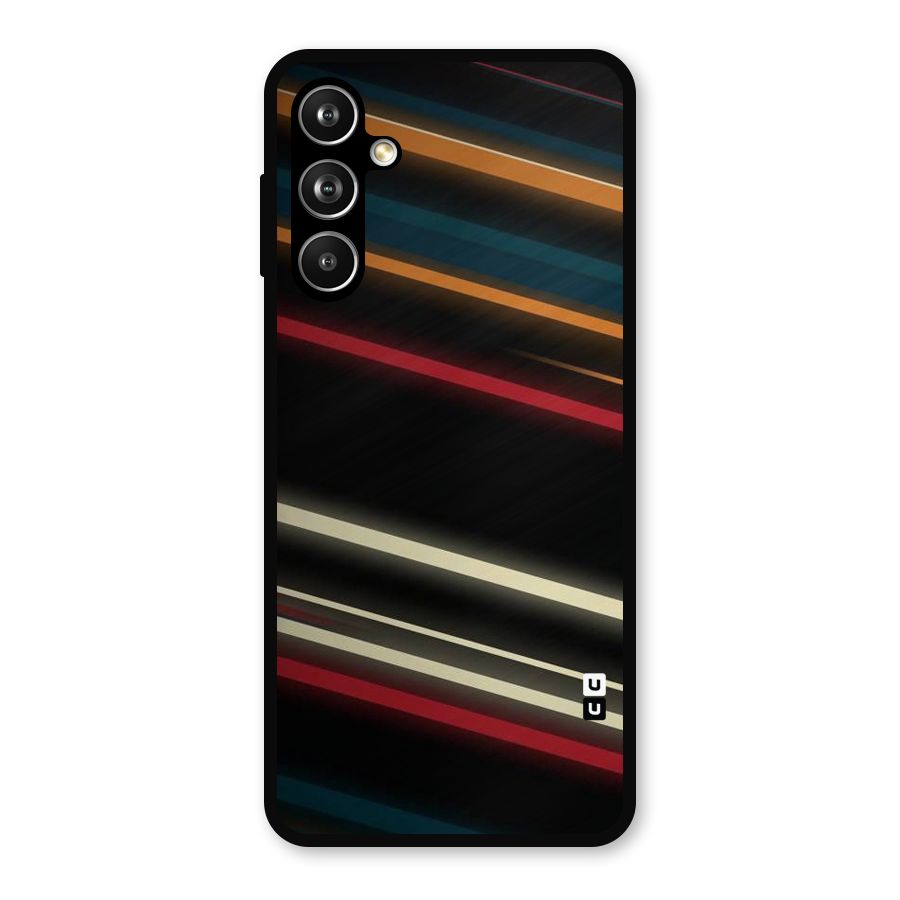 Light Diagonal Stripes Metal Back Case for Samsung Galaxy M54