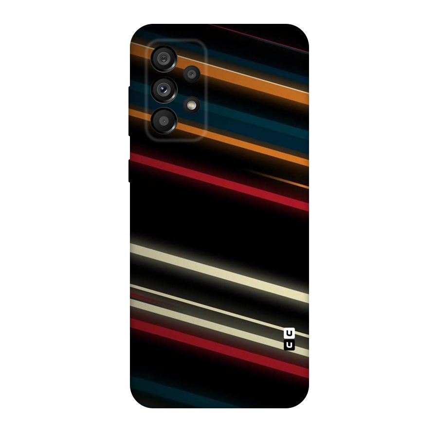 Light Diagonal Stripes Original Polycarbonate Back Case for Galaxy A73 5G