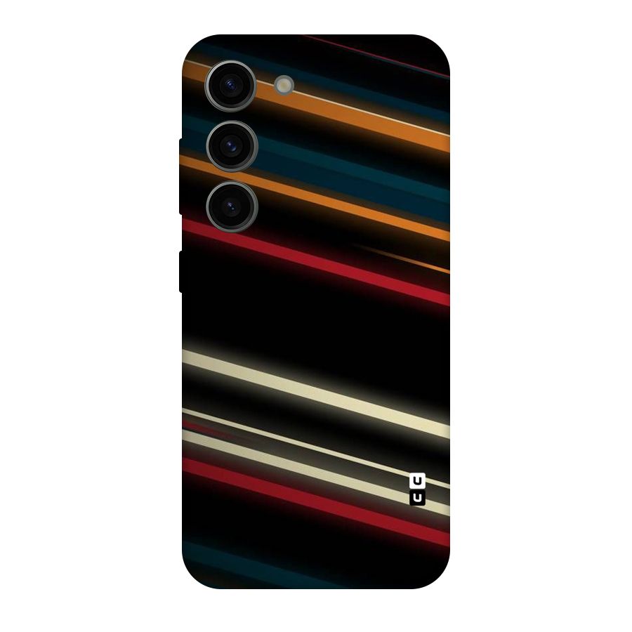 Light Diagonal Stripes Original Polycarbonate Back Case for Galaxy S23