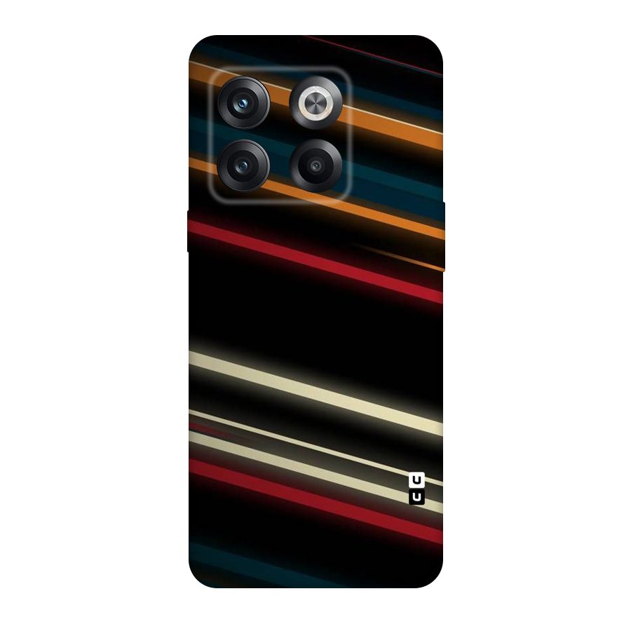 Light Diagonal Stripes Original Polycarbonate Back Case for OnePlus 10T