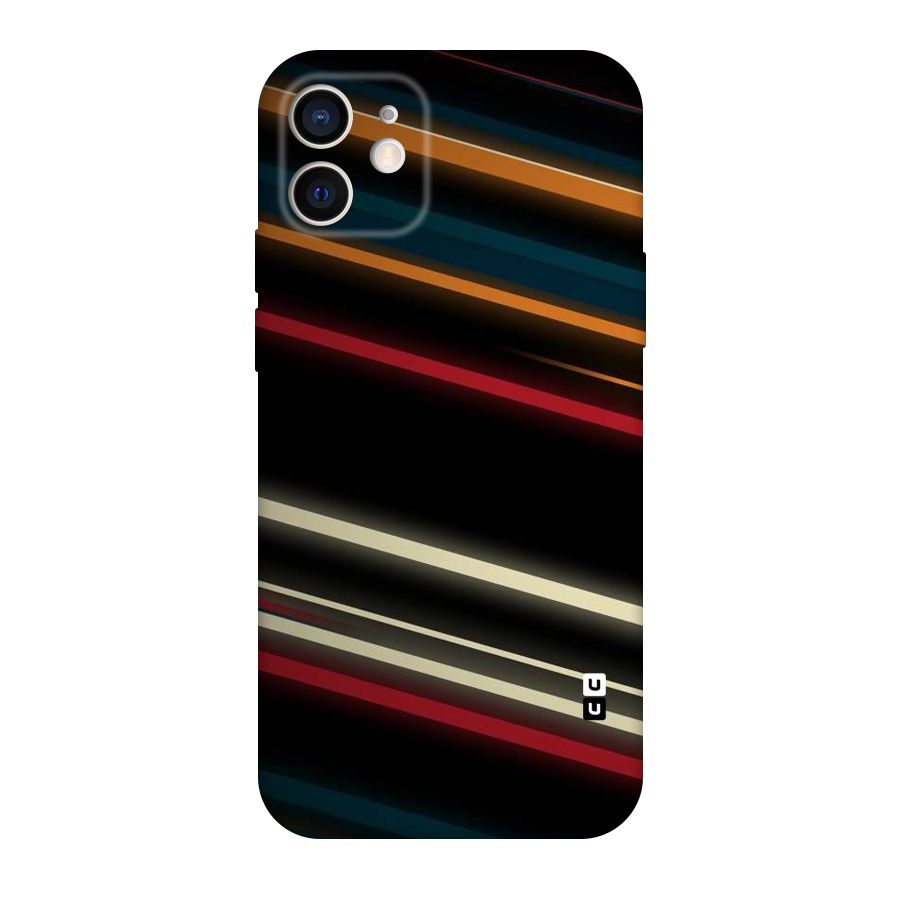 Light Diagonal Stripes Original Polycarbonate Back Case for iPhone 12
