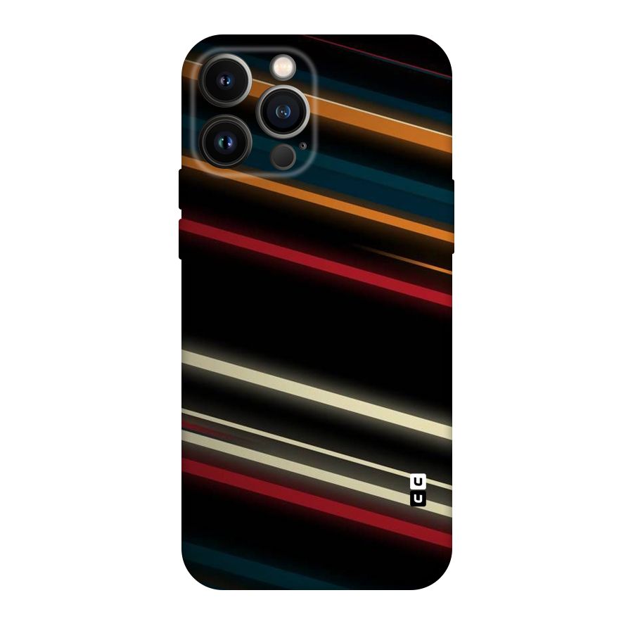 Light Diagonal Stripes Original Polycarbonate Back Case for iPhone 13 Pro Max