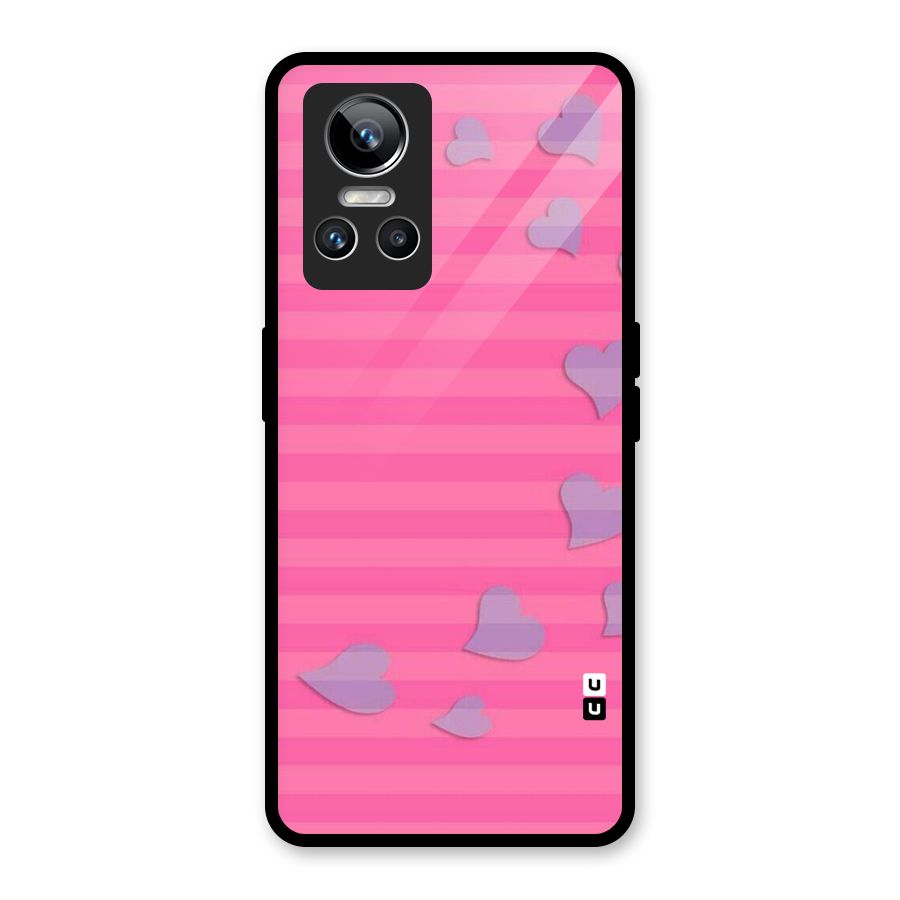 Light Heart Stripes Glass Back Case for Realme GT Neo 3