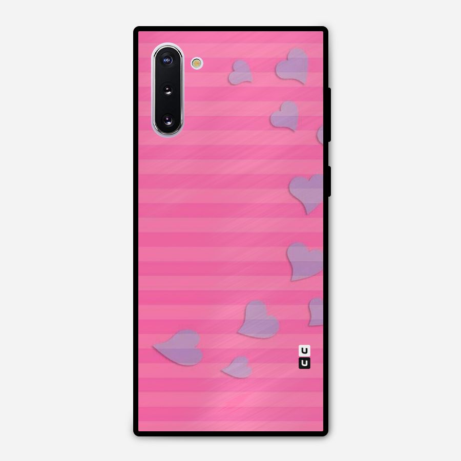 Light Heart Stripes Metal Back Case for Galaxy Note 10