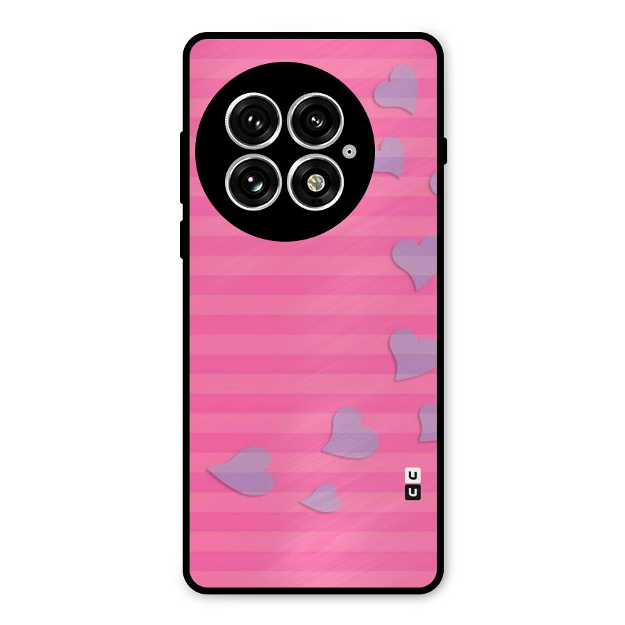 Light Heart Stripes Metal Back Case for OnePlus 13