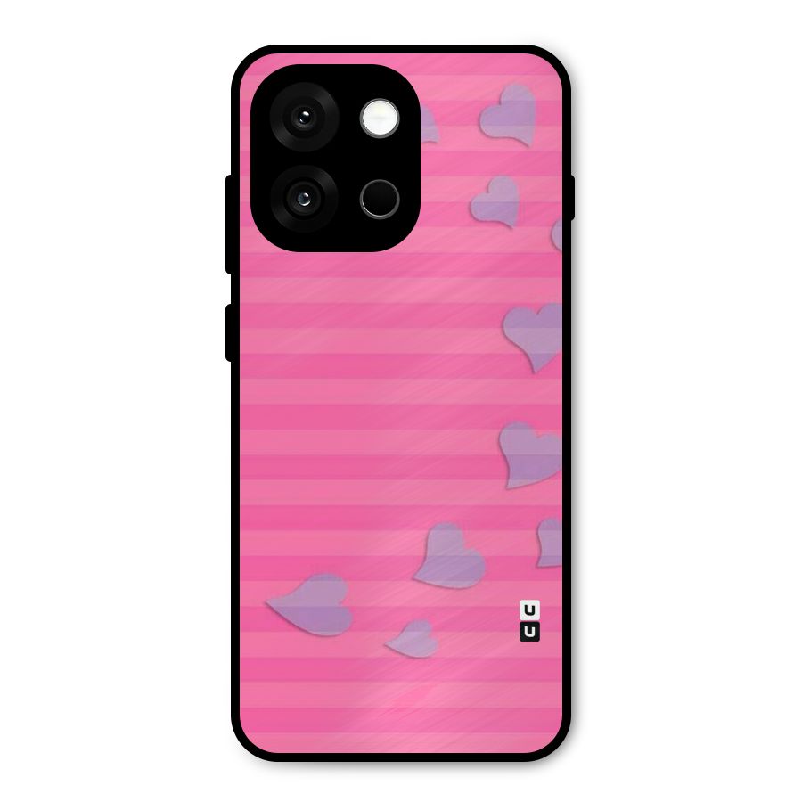 Light Heart Stripes Metal Back Case for OnePlus 13s