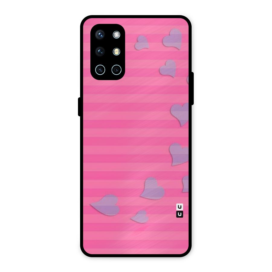 Light Heart Stripes Metal Back Case for OnePlus 9R
