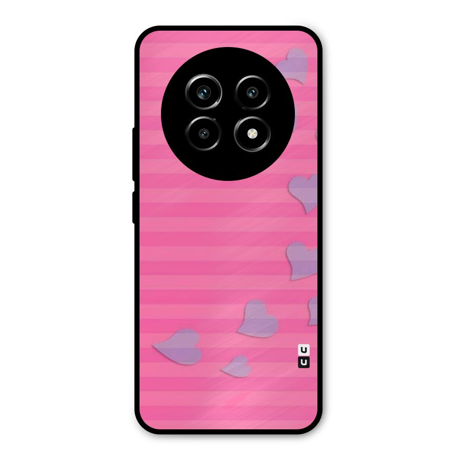 Light Heart Stripes Metal Back Case for Realme 13 Pro