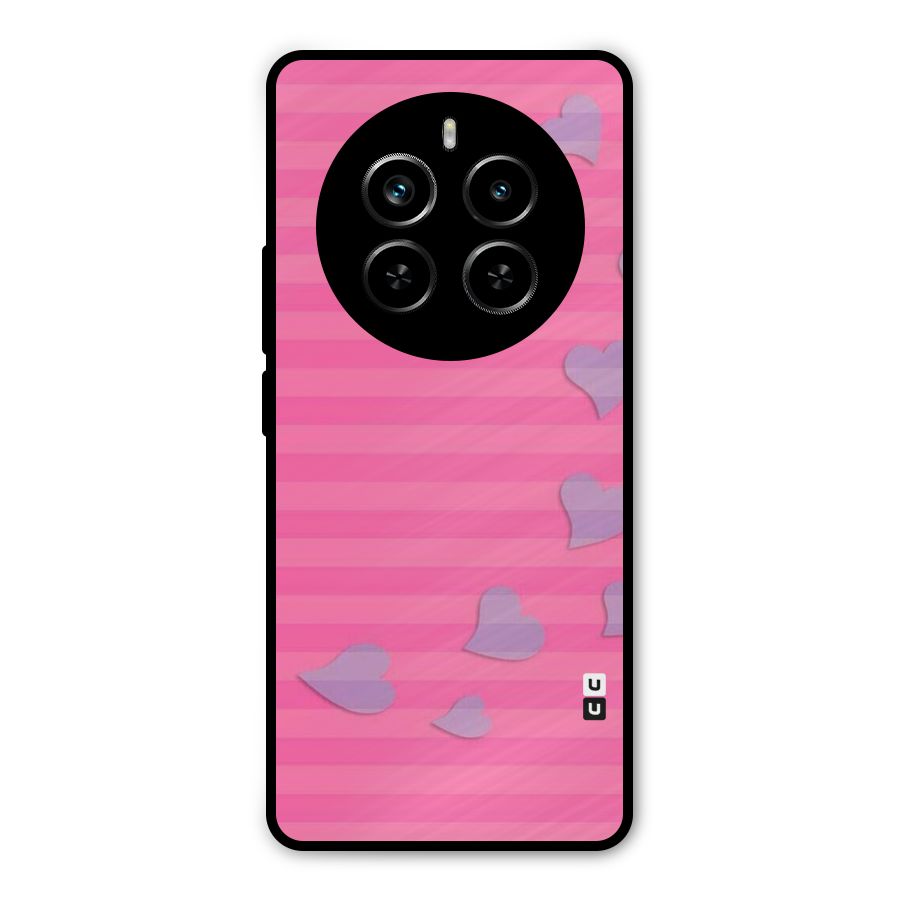Light Heart Stripes Metal Back Case for Realme P1 Pro