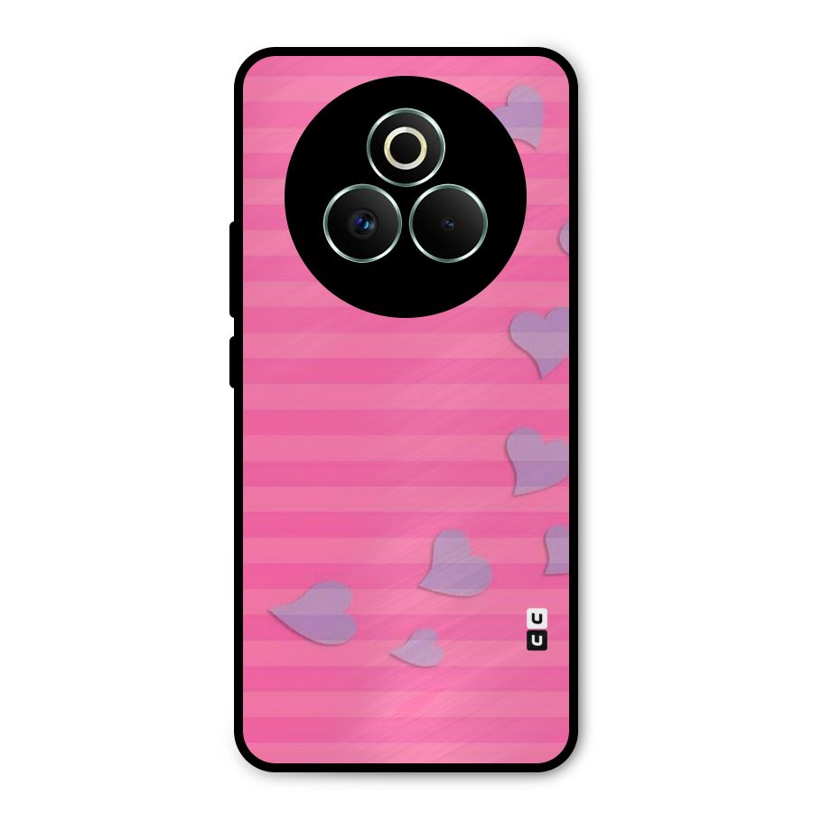 Light Heart Stripes Metal Back Case for Realme P3 Pro