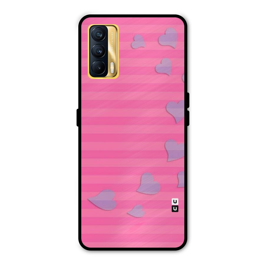 Light Heart Stripes Metal Back Case for Realme X7