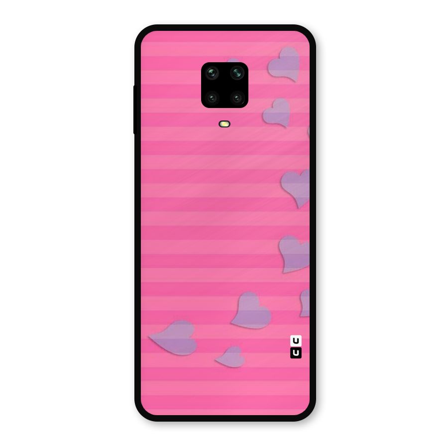 Light Heart Stripes Metal Back Case for Redmi Note 10 Lite