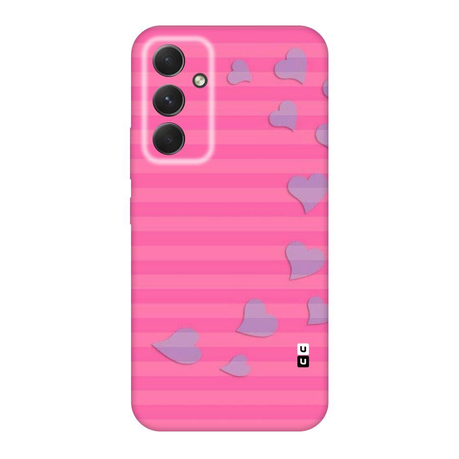Light Heart Stripes Original Polycarbonate Back Case for Galaxy A54