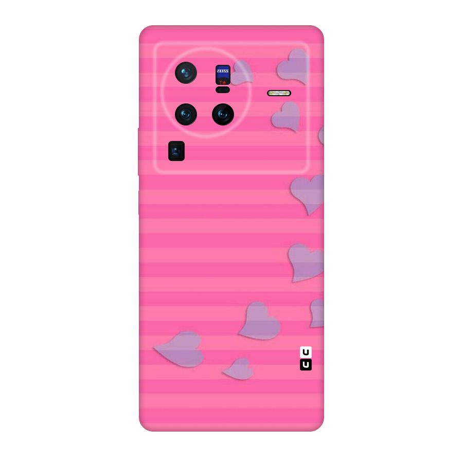 Light Heart Stripes Original Polycarbonate Back Case for Vivo X80