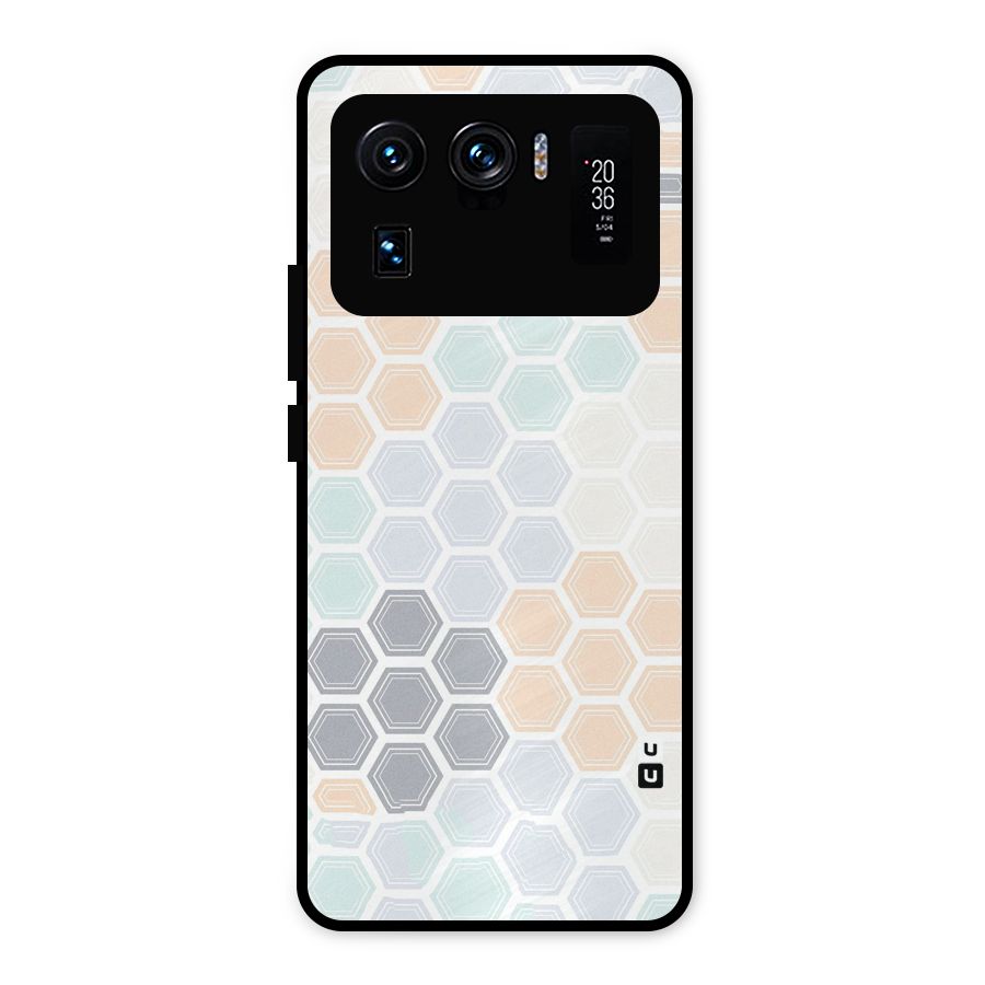 Light Hexagons Metal Back Case for Mi 11 Ultra