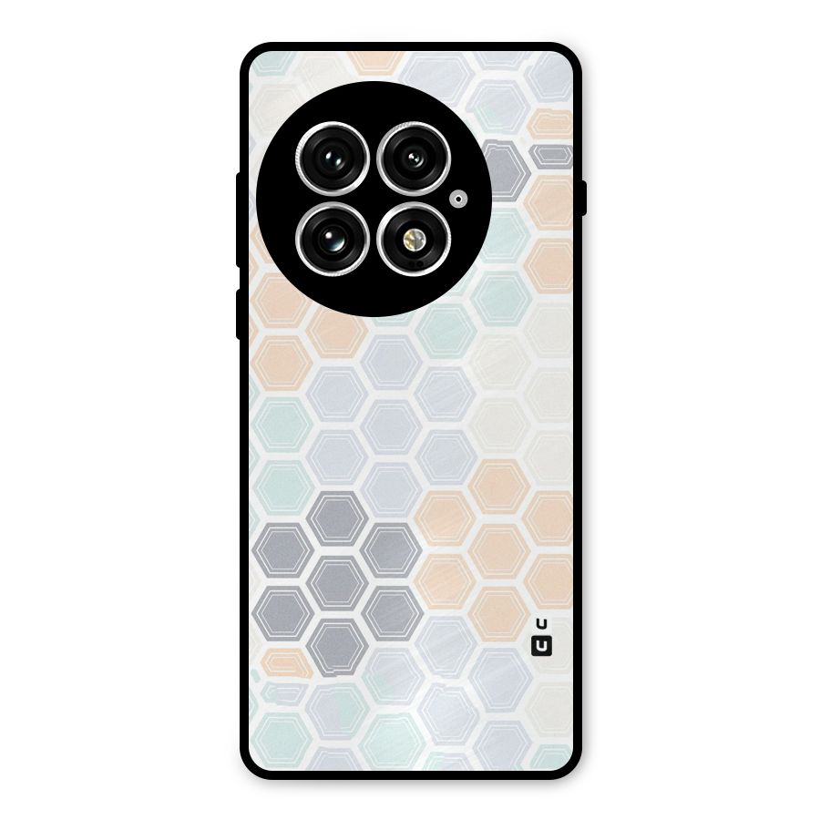 Light Hexagons Metal Back Case for OnePlus 13