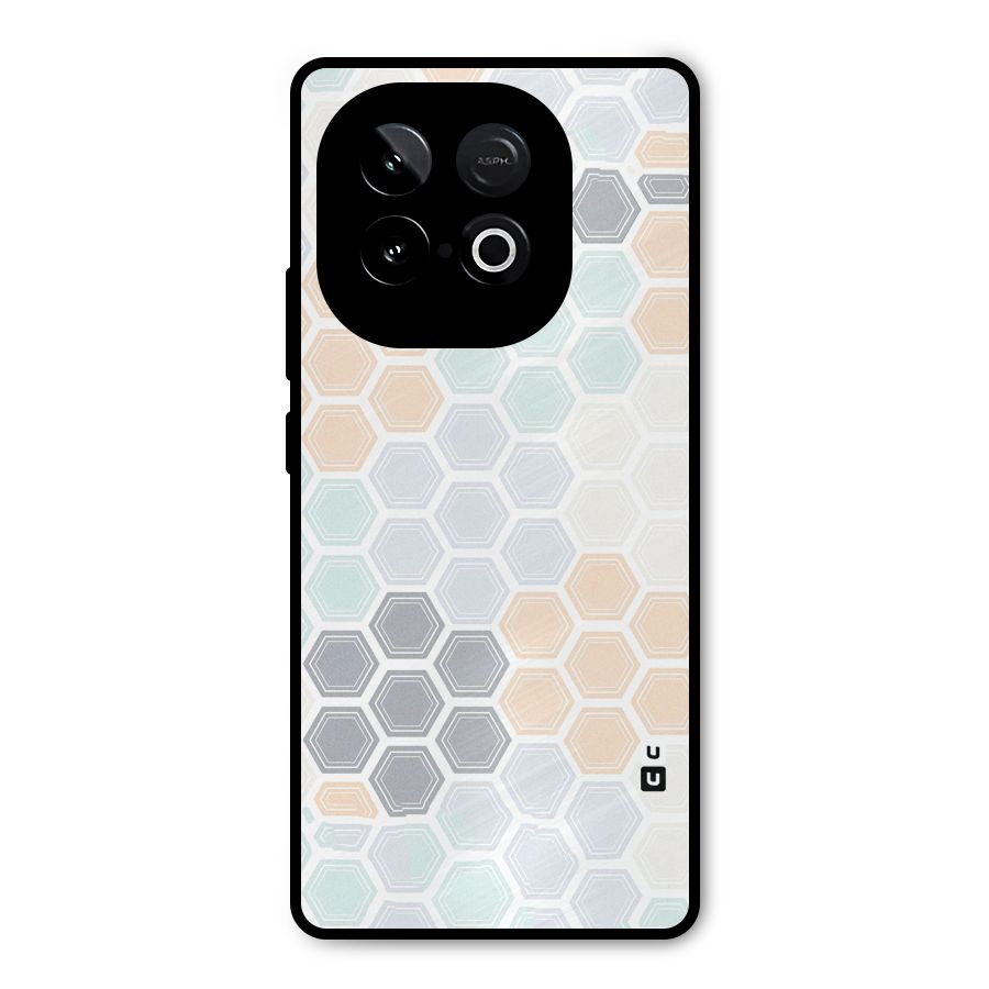 Light Hexagons Metal Back Case for iQOO Neo 10