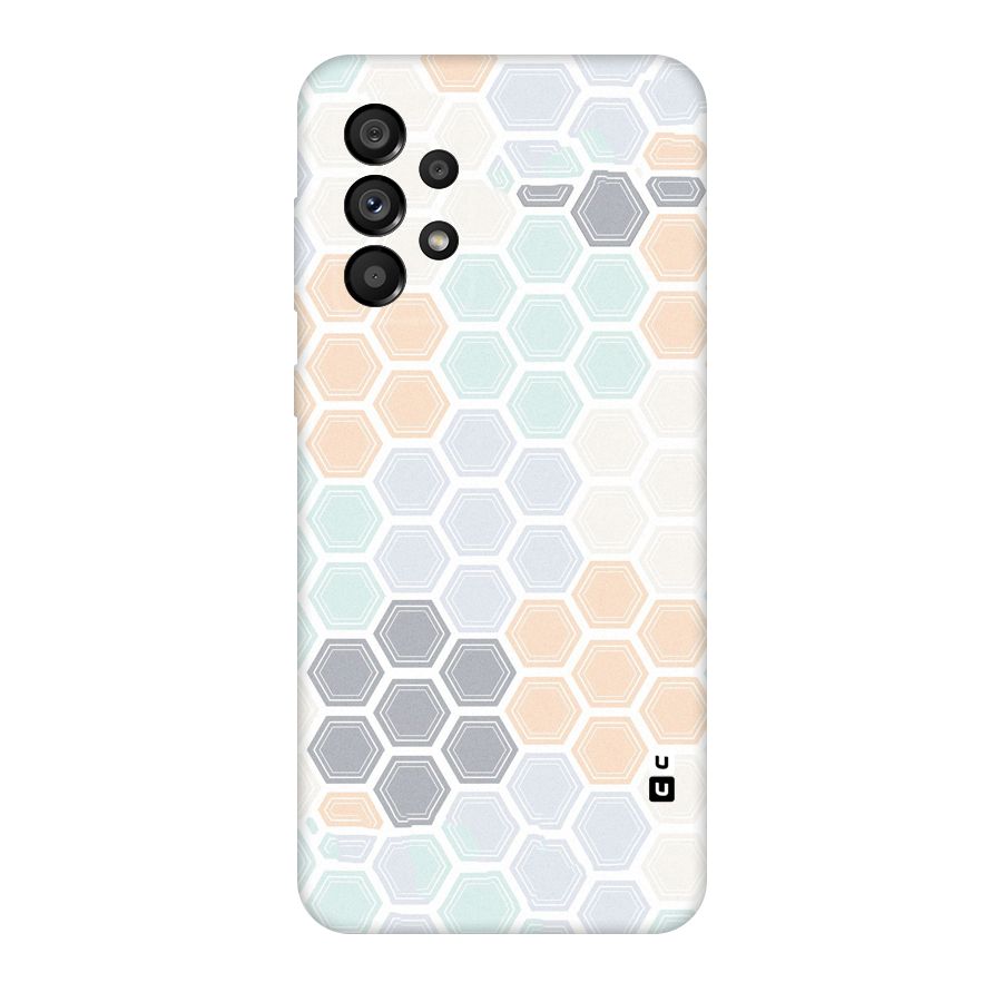 Light Hexagons Original Polycarbonate Back Case for Galaxy A73 5G