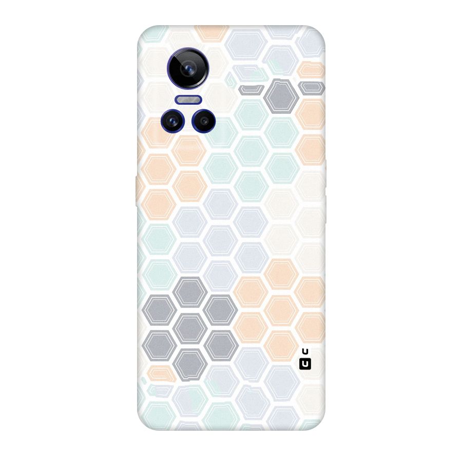 Light Hexagons Original Polycarbonate Back Case for Realme GT Neo 3