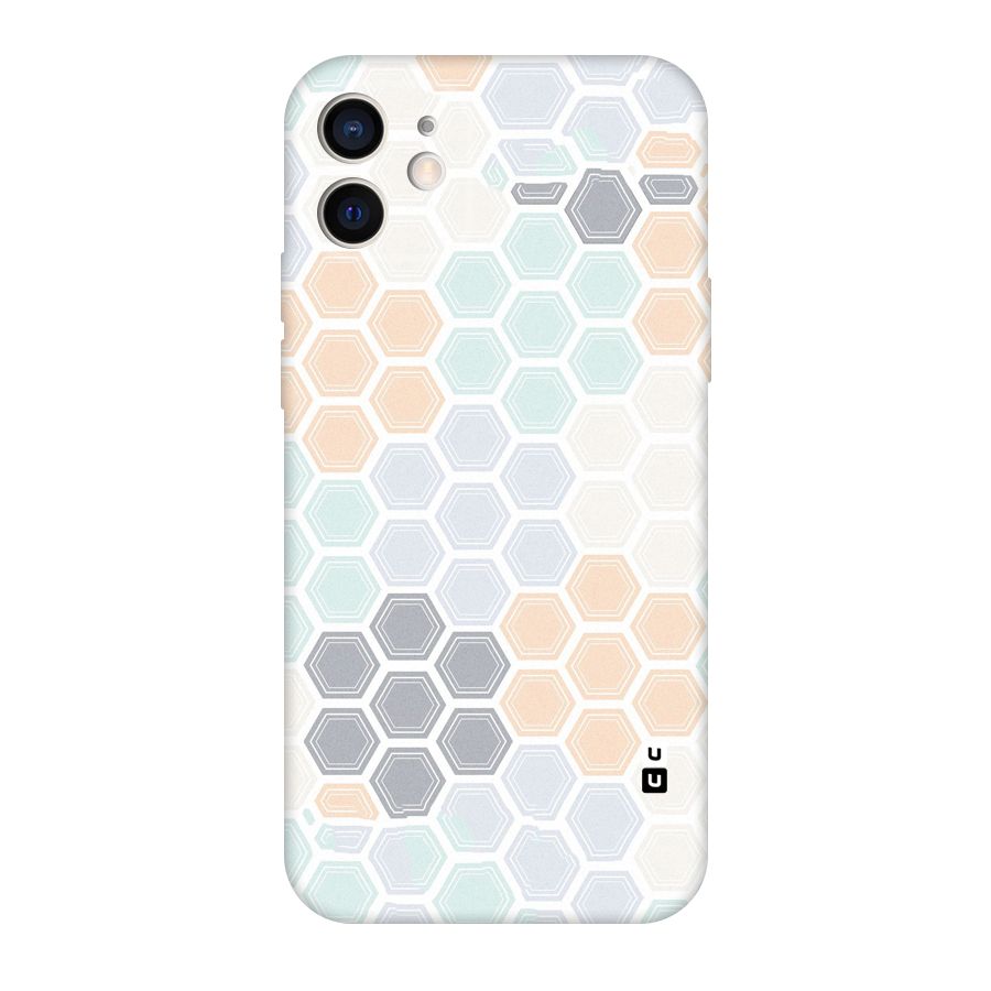 Light Hexagons Original Polycarbonate Back Case for iPhone 12