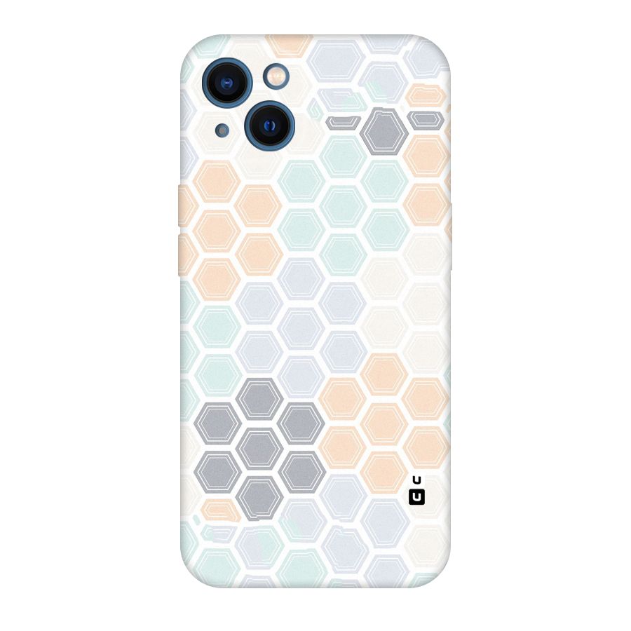 Light Hexagons Original Polycarbonate Back Case for iPhone 13