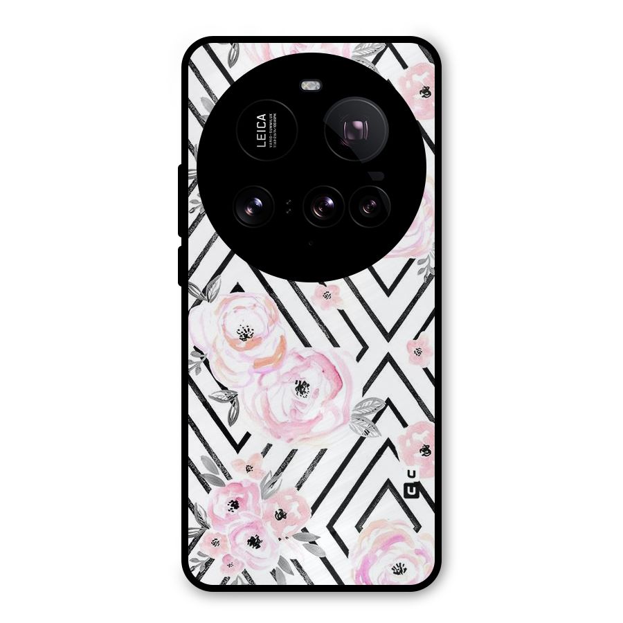 Light Pastel Flowers Design Metal Back Case for Xiaomi 15 Ultra
