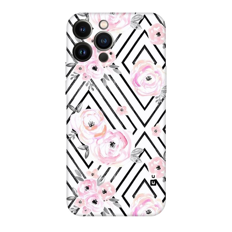 Light Pastel Flowers Design Original Polycarbonate Back Case for iPhone 13 Pro Max
