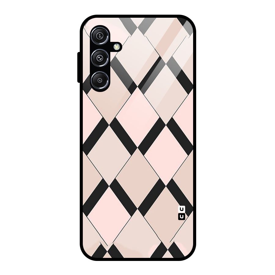 Light Pink Glass Back Case for Galaxy M34 5G