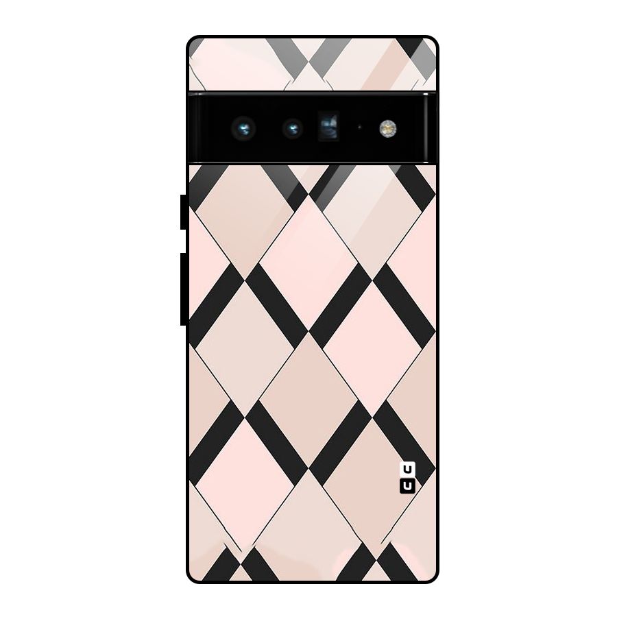 Light Pink Glass Back Case for Google Pixel 6 Pro
