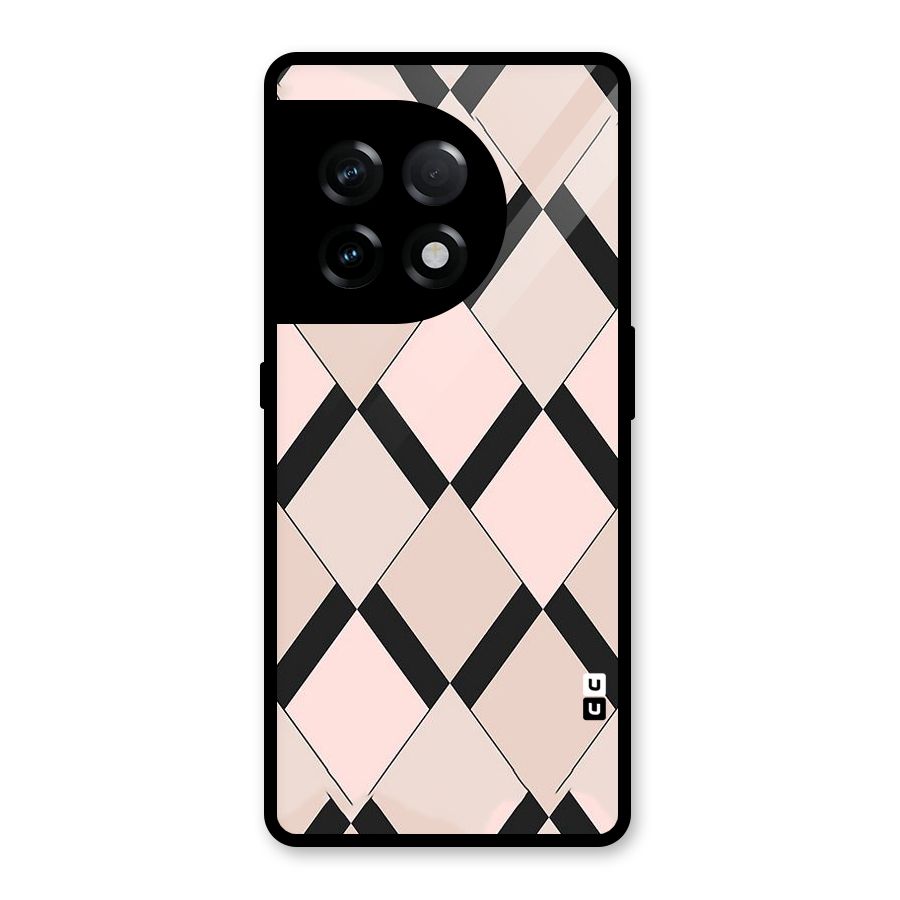 Light Pink Glass Back Case for OnePlus 11R