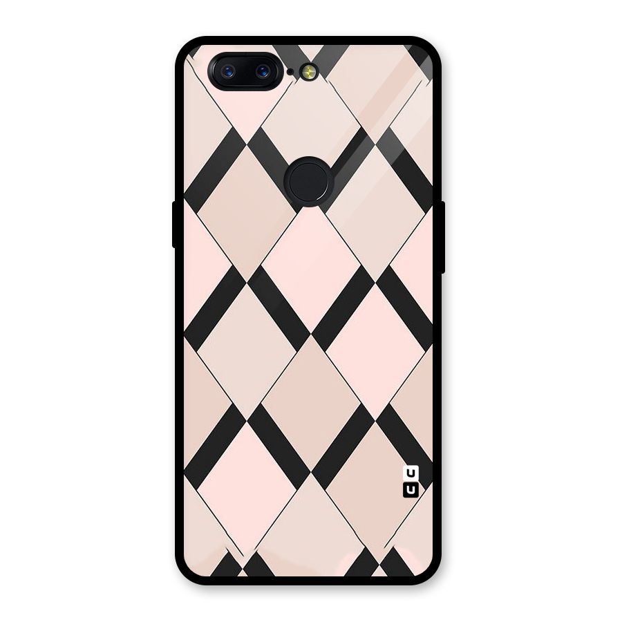 Light Pink Glass Back Case for OnePlus 5T