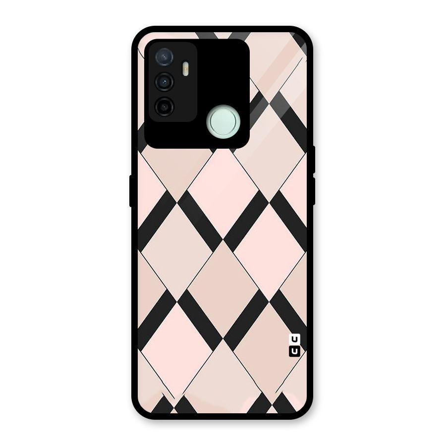Light Pink Glass Back Case for Oppo A53