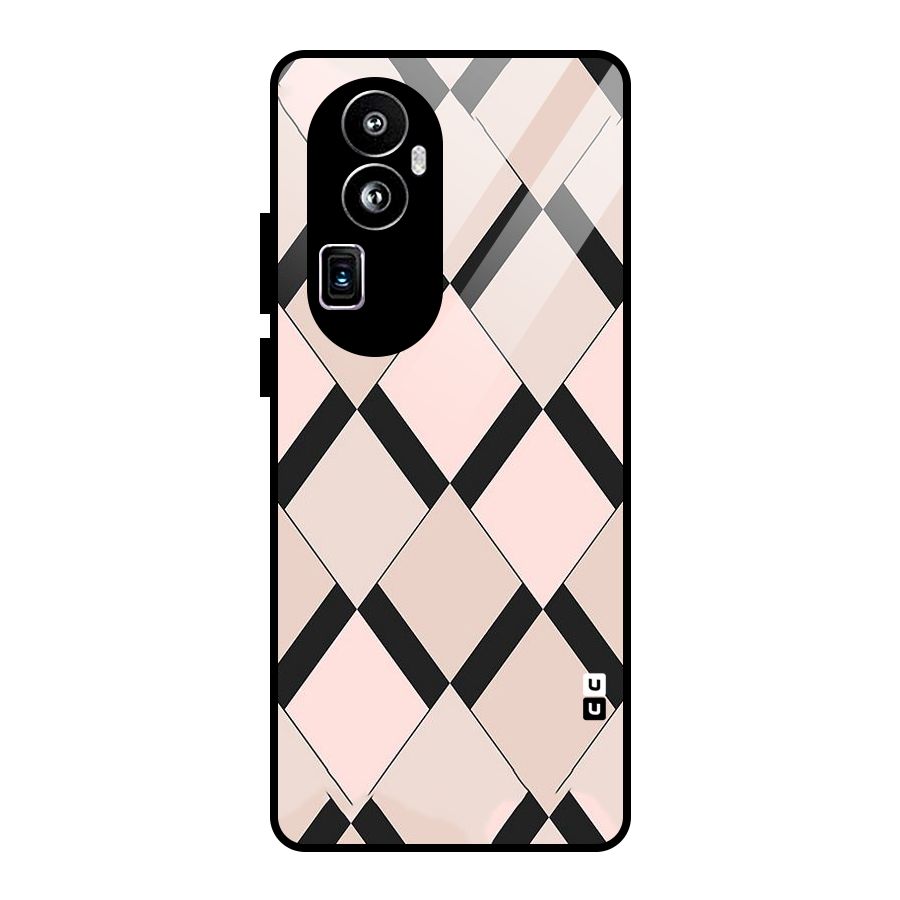 Light Pink Glass Back Case for Oppo Reno10 Pro Plus