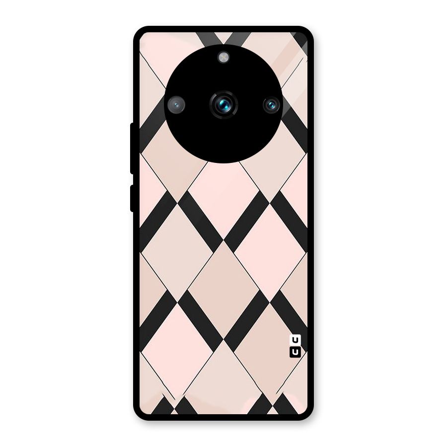 Light Pink Glass Back Case for Realme 11 Pro